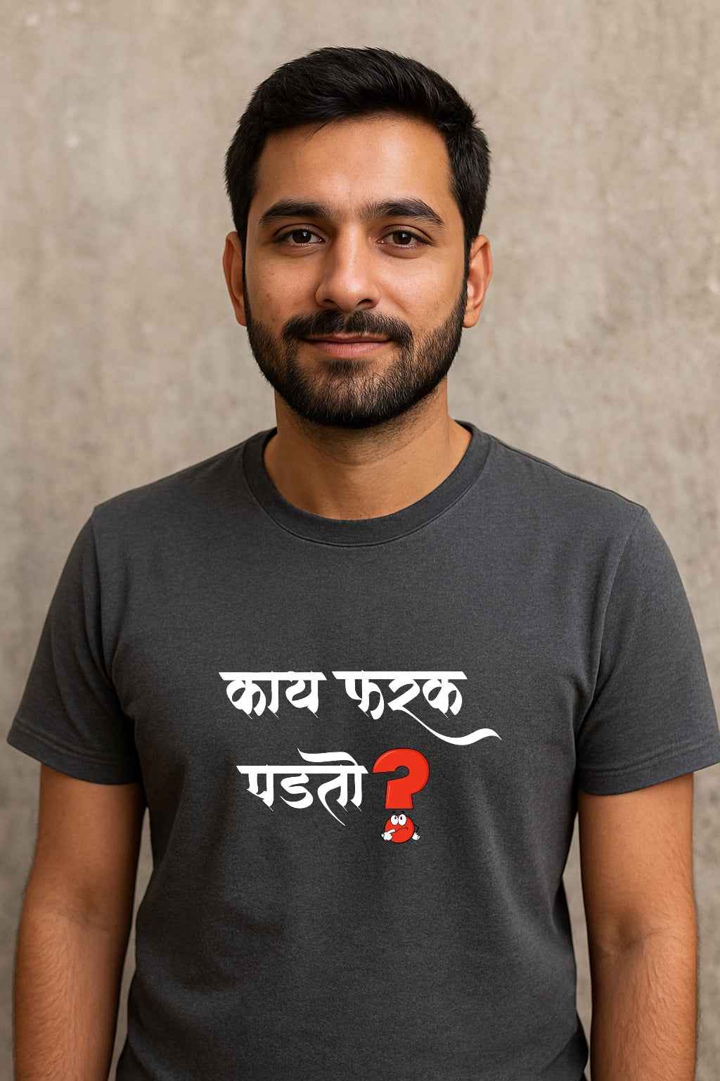 Kay Farak Padato |Unisex Regular-Fit T-Shirt – Marathi Statement Graphic Tee