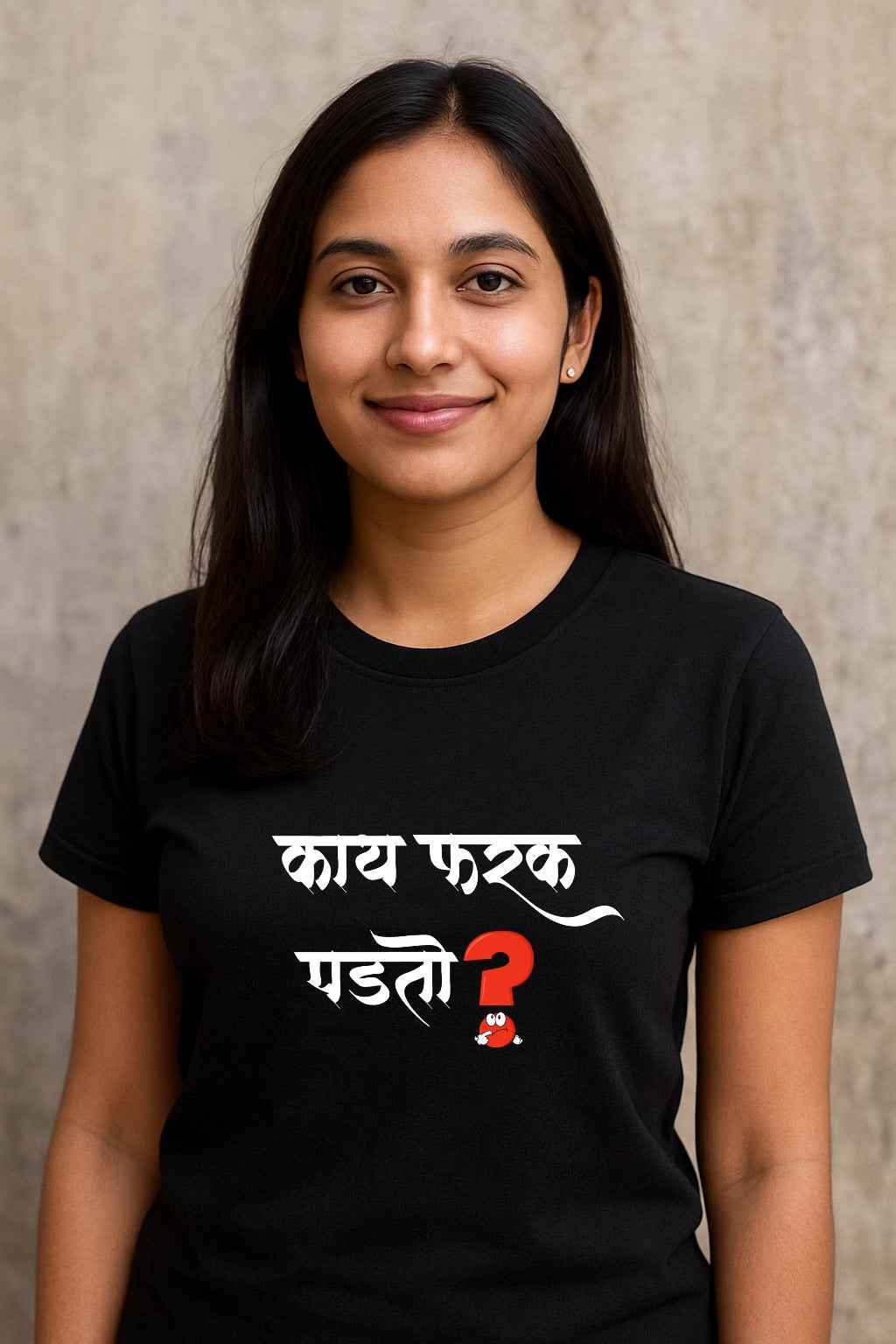Kay Farak Padato |Unisex Regular-Fit T-Shirt – Marathi Statement Graphic Tee