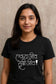 Ekta Jeev, Sukhi Jeev |Unisex Regular-Fit T-Shirt – Marathi Quote Graphic Calligraphy Tee