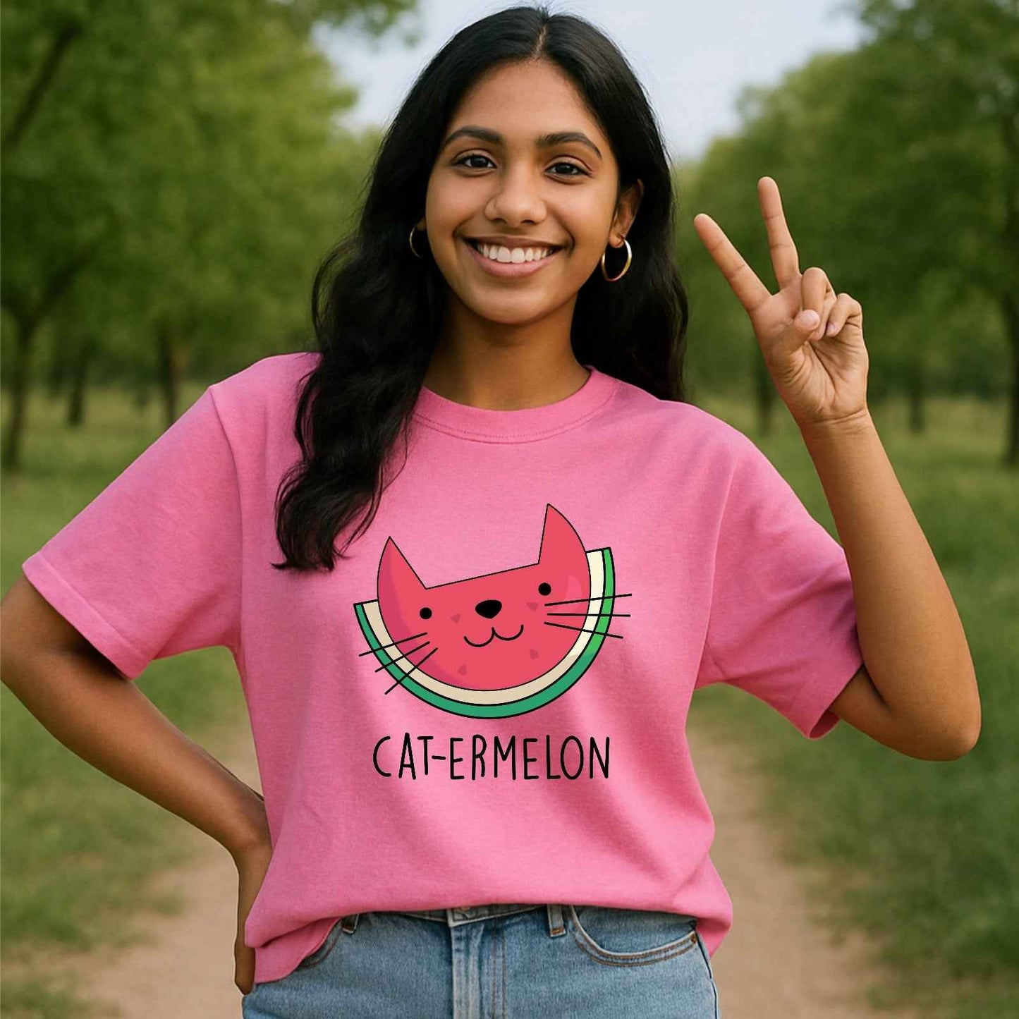 CAT-ERMELON | Oversized T-Shirt – Graphic Tee