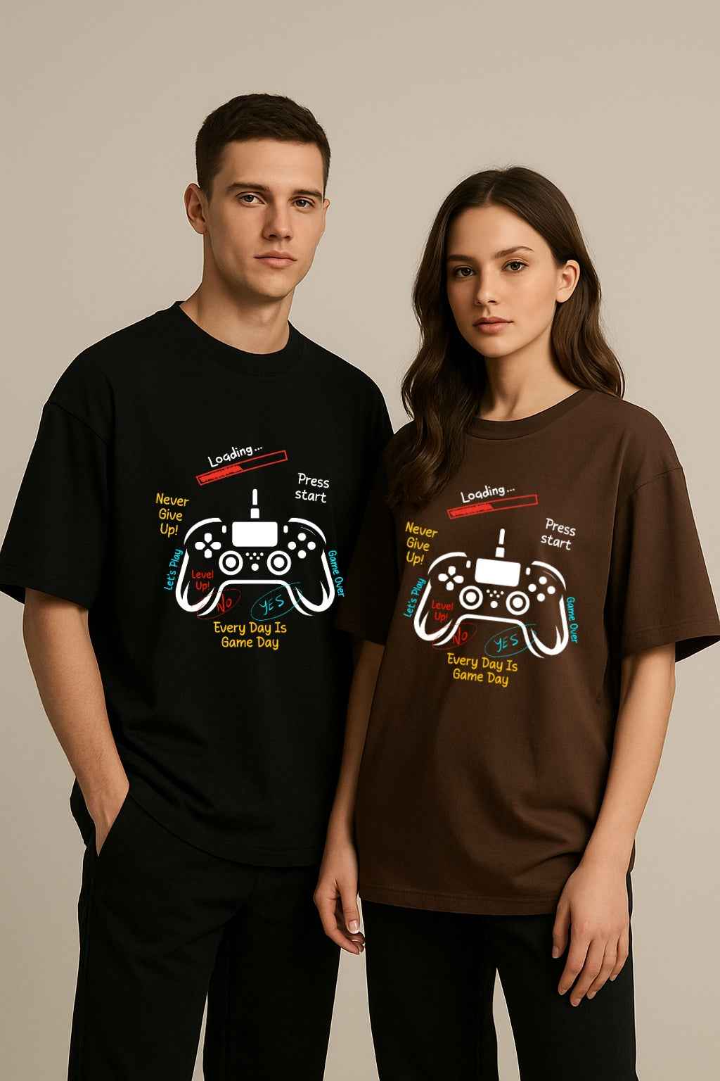 Every Day Is Game Day | Oversized T-Shirt – Sporty Graphic Tee