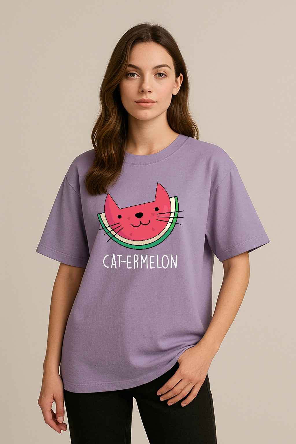 CAT-ERMELON | Oversized T-Shirt – Graphic Tee
