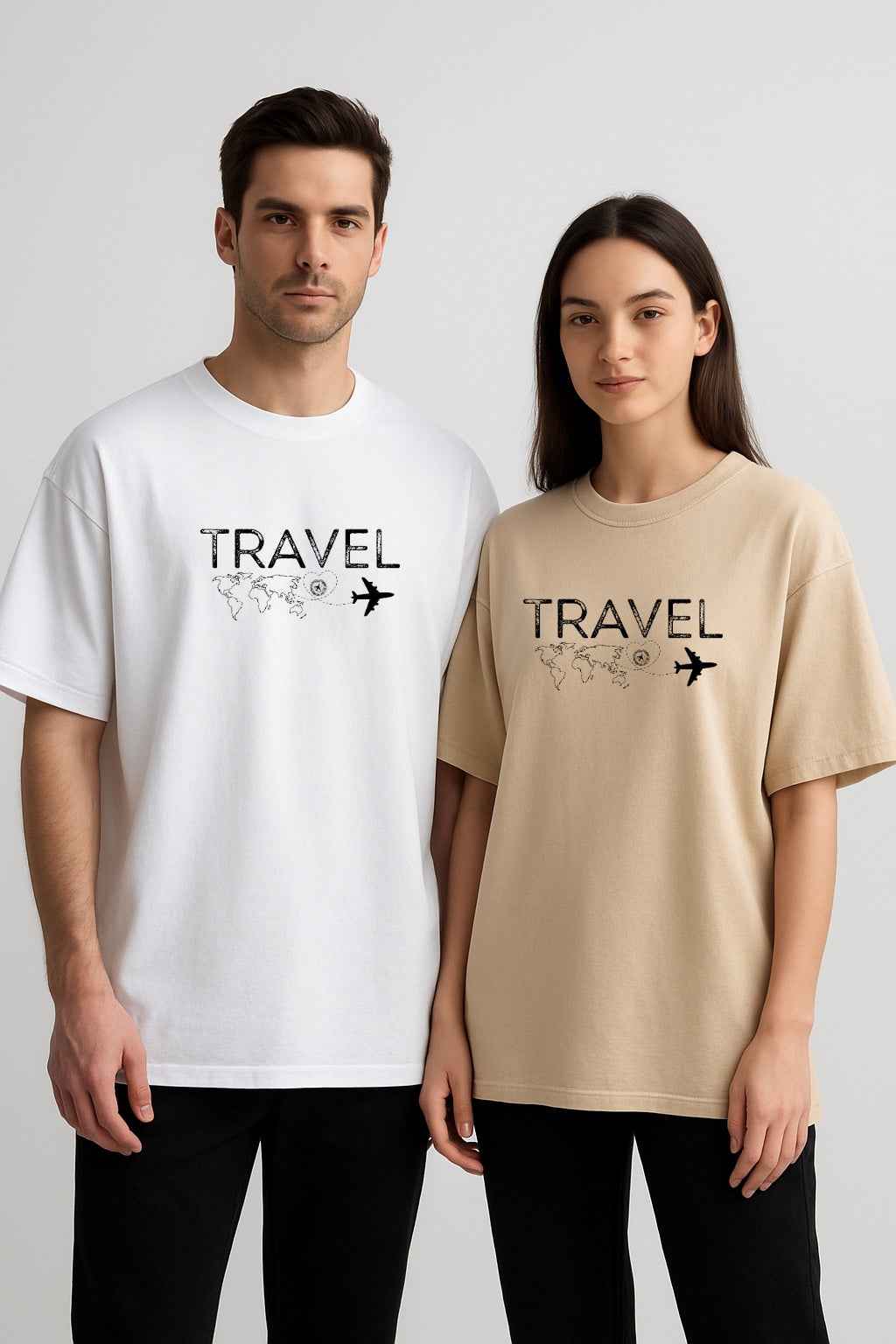 Travel | Unisex Oversized T-Shirt – Wanderlust Graphic Tee