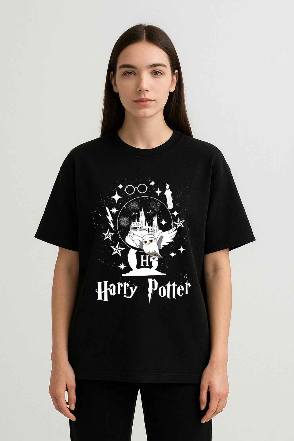 Harry Potter | Unisex Oversized T-Shirt – Wizardry Graphic Tee