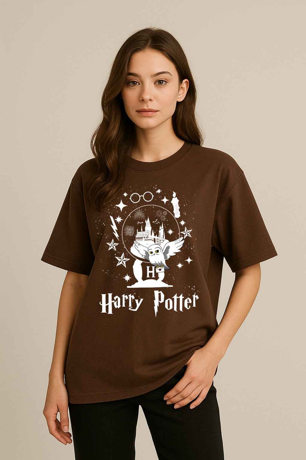 Harry Potter | Unisex Oversized T-Shirt – Wizardry Graphic Tee