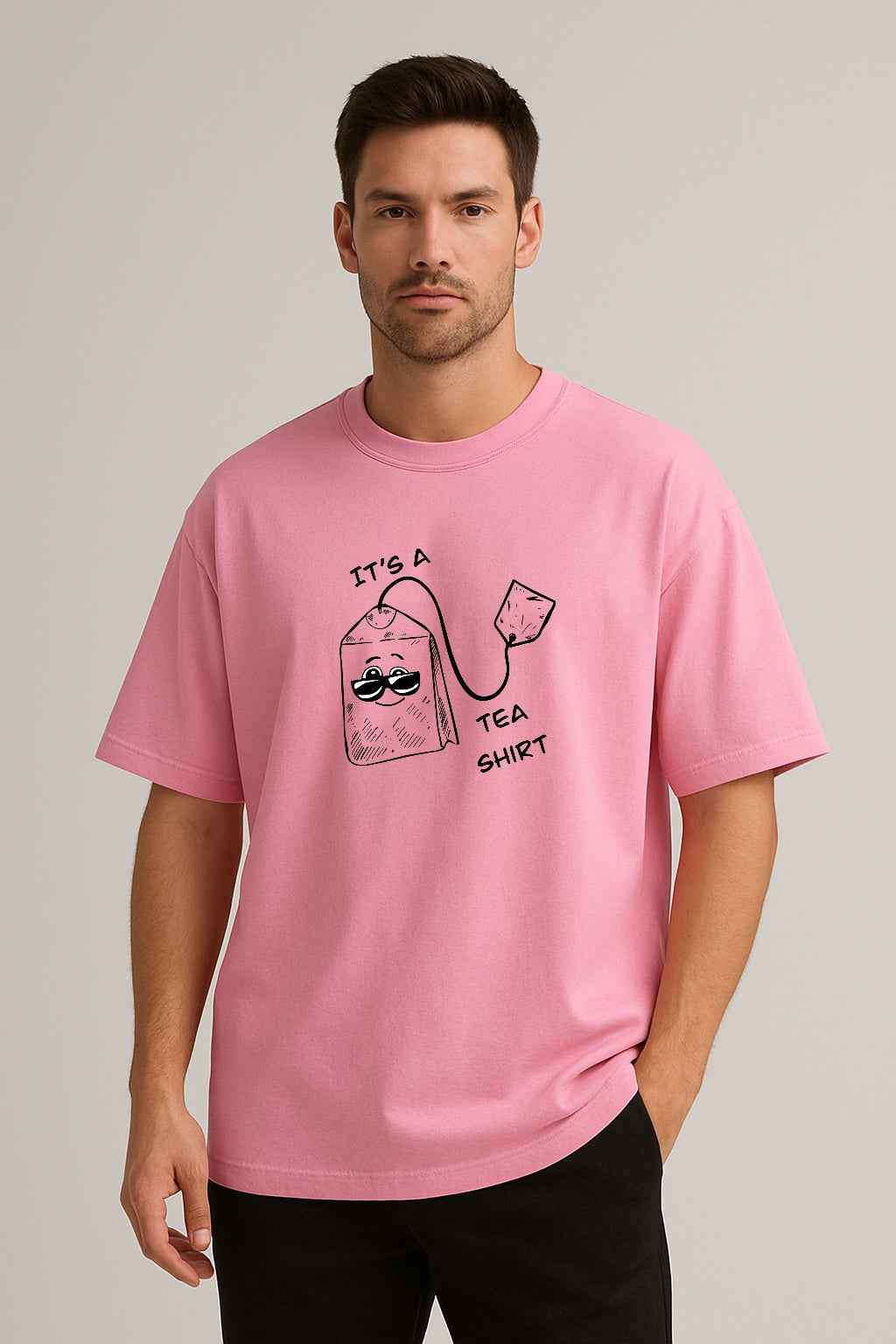 It’s a Teeshirt | Unisex Oversized T-Shirt for Tea Lovers | Kalamaya Art