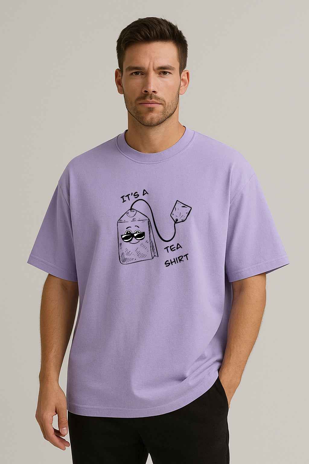 It’s a Teeshirt | Unisex Oversized T-Shirt for Tea Lovers | Kalamaya Art