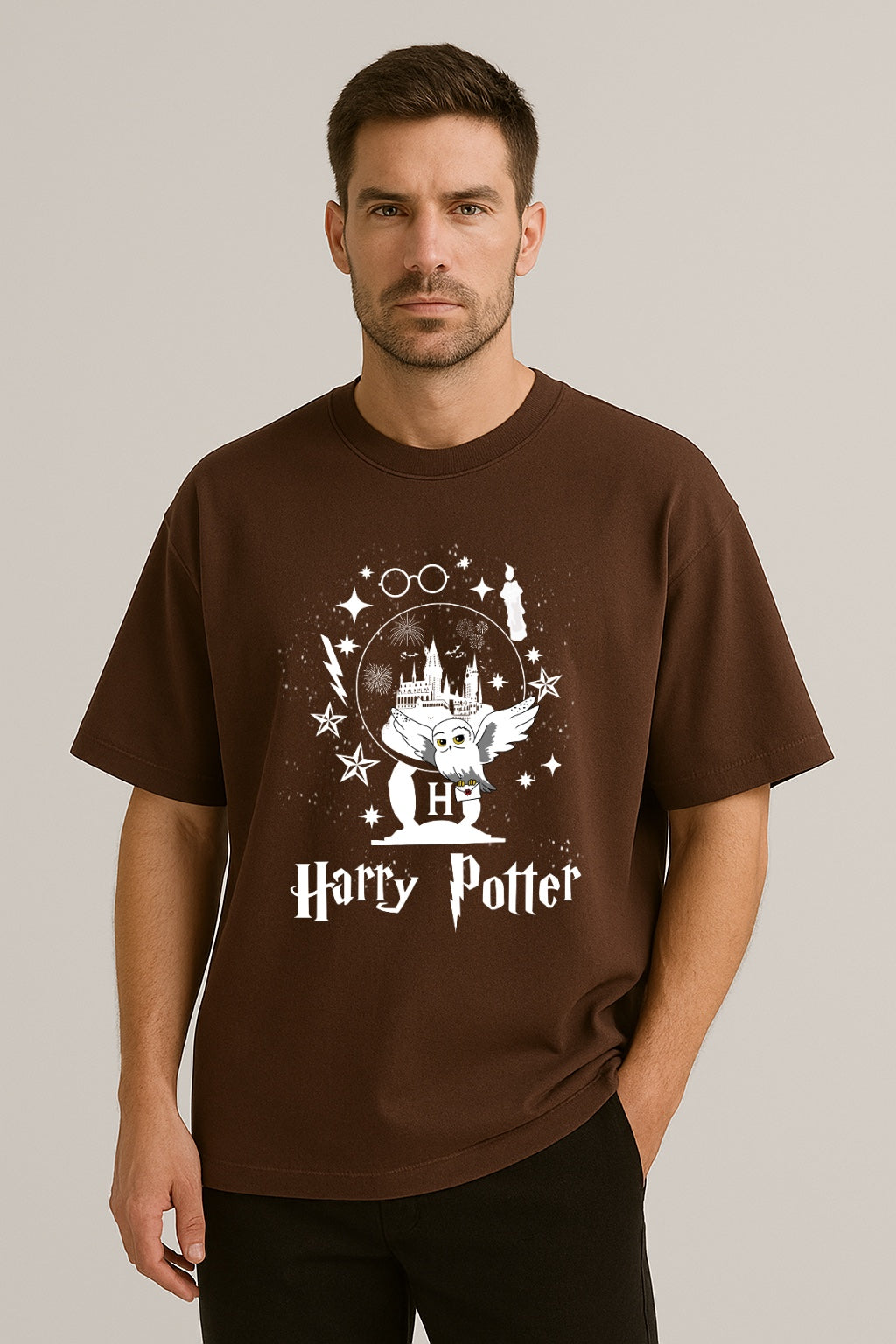 Harry Potter | Unisex Oversized T-Shirt – Wizardry Graphic Tee