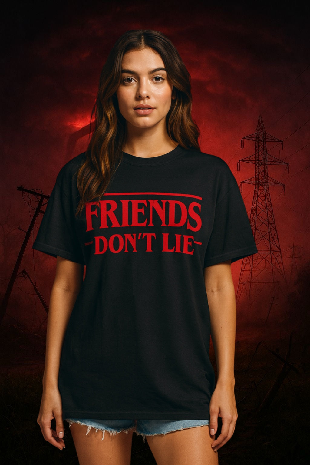 Friends Don’t Lie Oversized T-Shirt |Graphic Tee