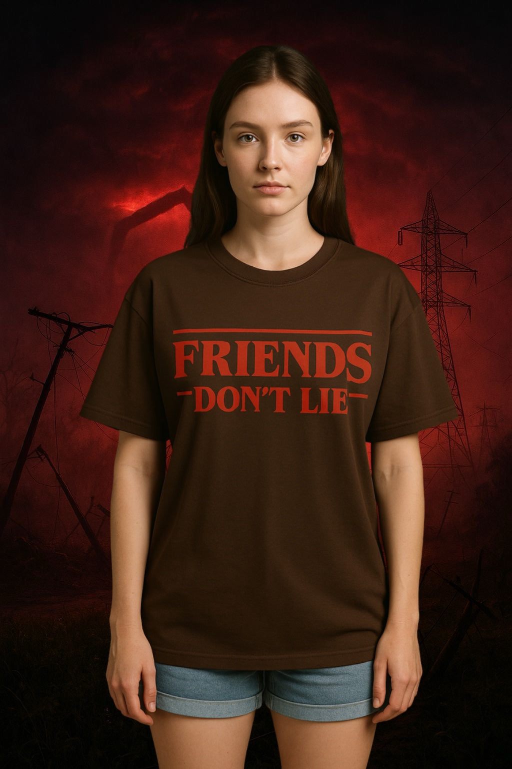 Friends Don’t Lie Oversized T-Shirt |Graphic Tee