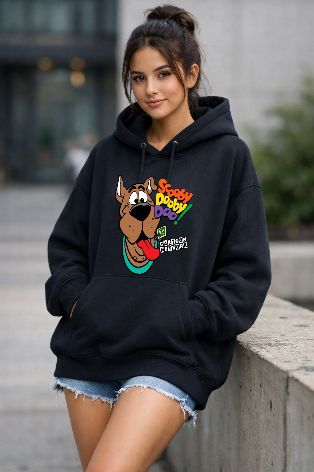 Scooby-Doo Premium Oversized Unisex Hoodie – Cartoon Graphic Streetwear