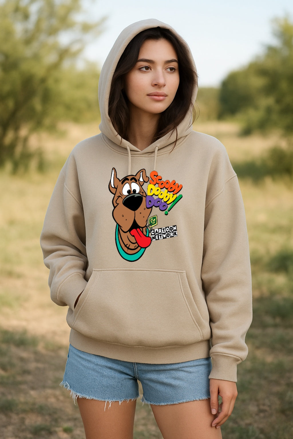 Scooby-Doo Premium Oversized Unisex Hoodie – Cartoon Graphic Streetwear