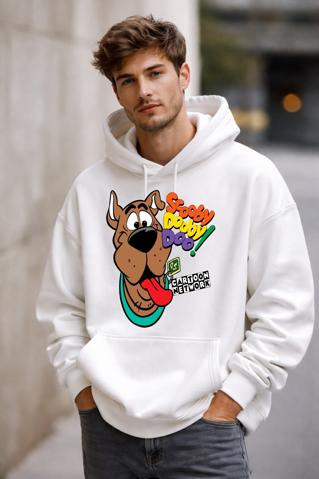 Scooby-Doo Premium Oversized Unisex Hoodie – Cartoon Graphic Streetwear