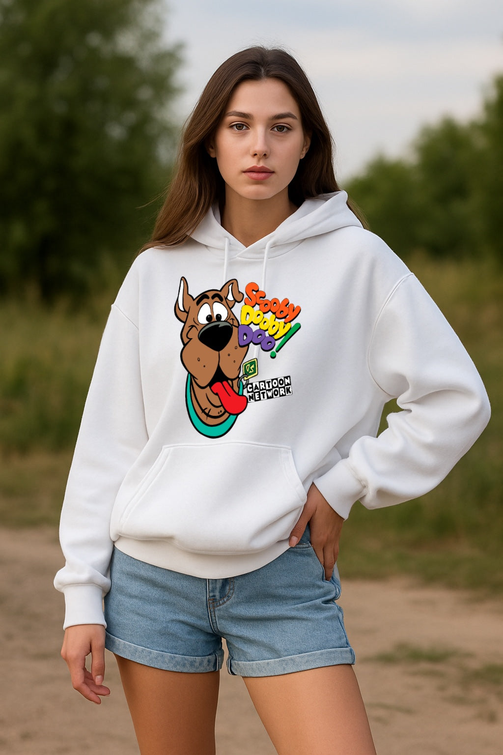 Scooby-Doo Premium Oversized Unisex Hoodie – Cartoon Graphic Streetwear