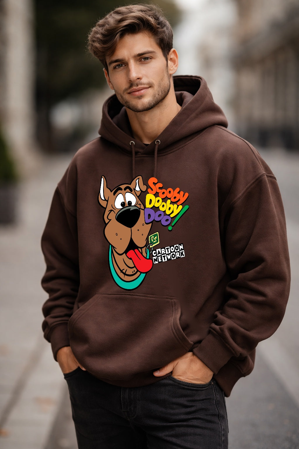 Scooby-Doo Premium Oversized Unisex Hoodie – Cartoon Graphic Streetwear