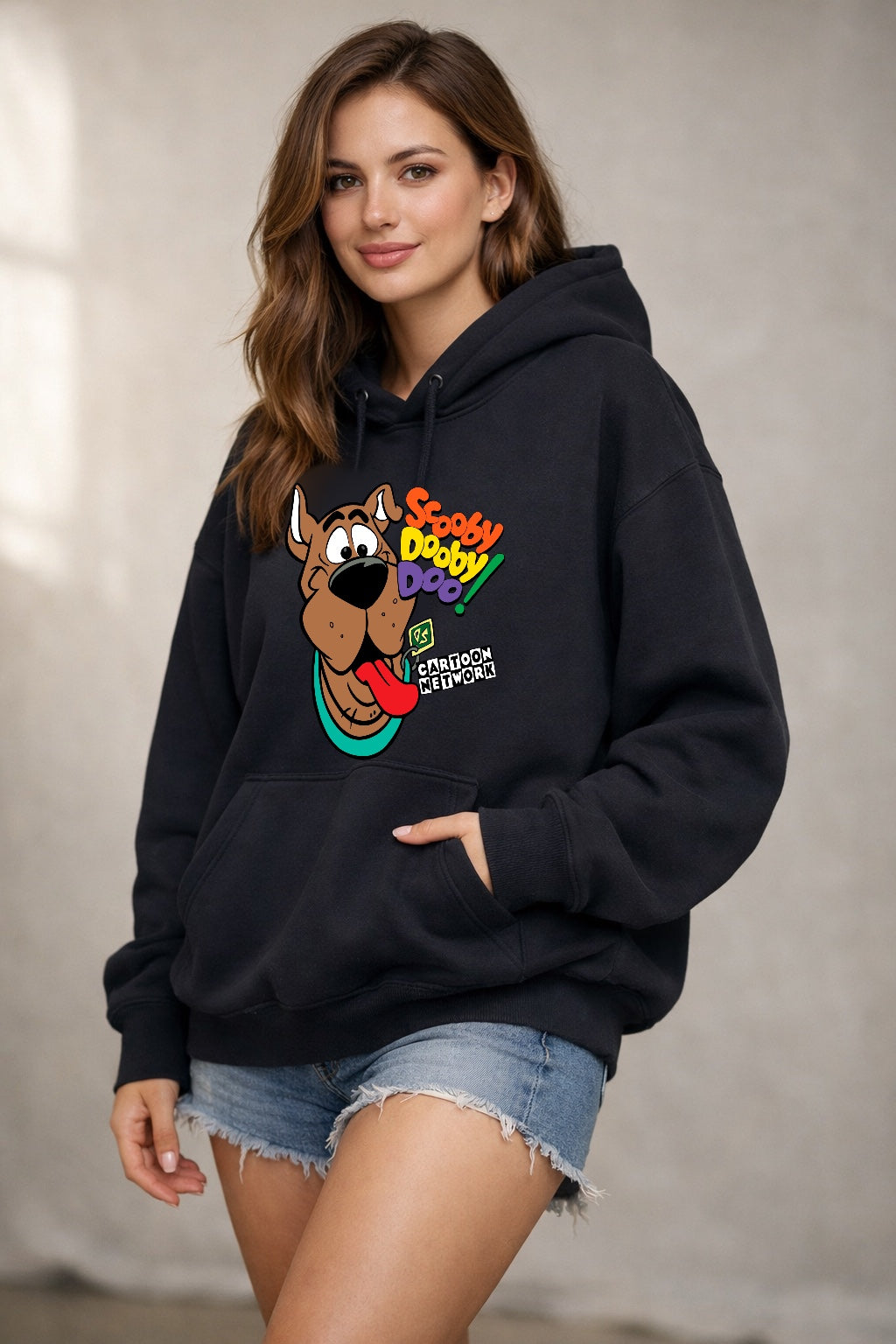 Scooby-Doo Premium Oversized Unisex Hoodie – Cartoon Graphic Streetwear